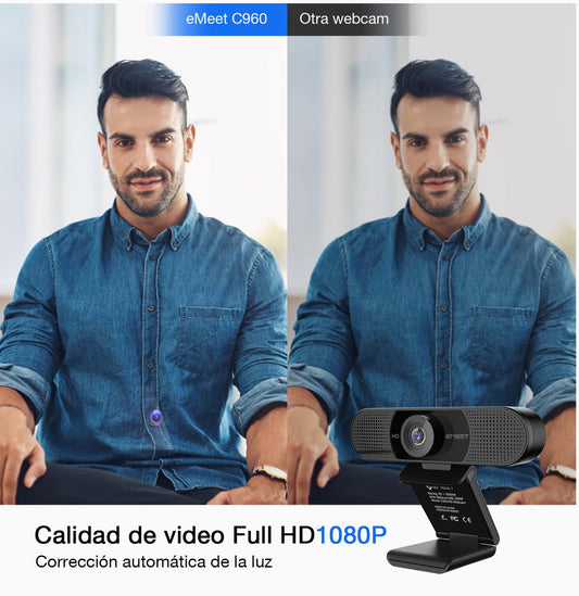 WebCam 1080P con Micrófono