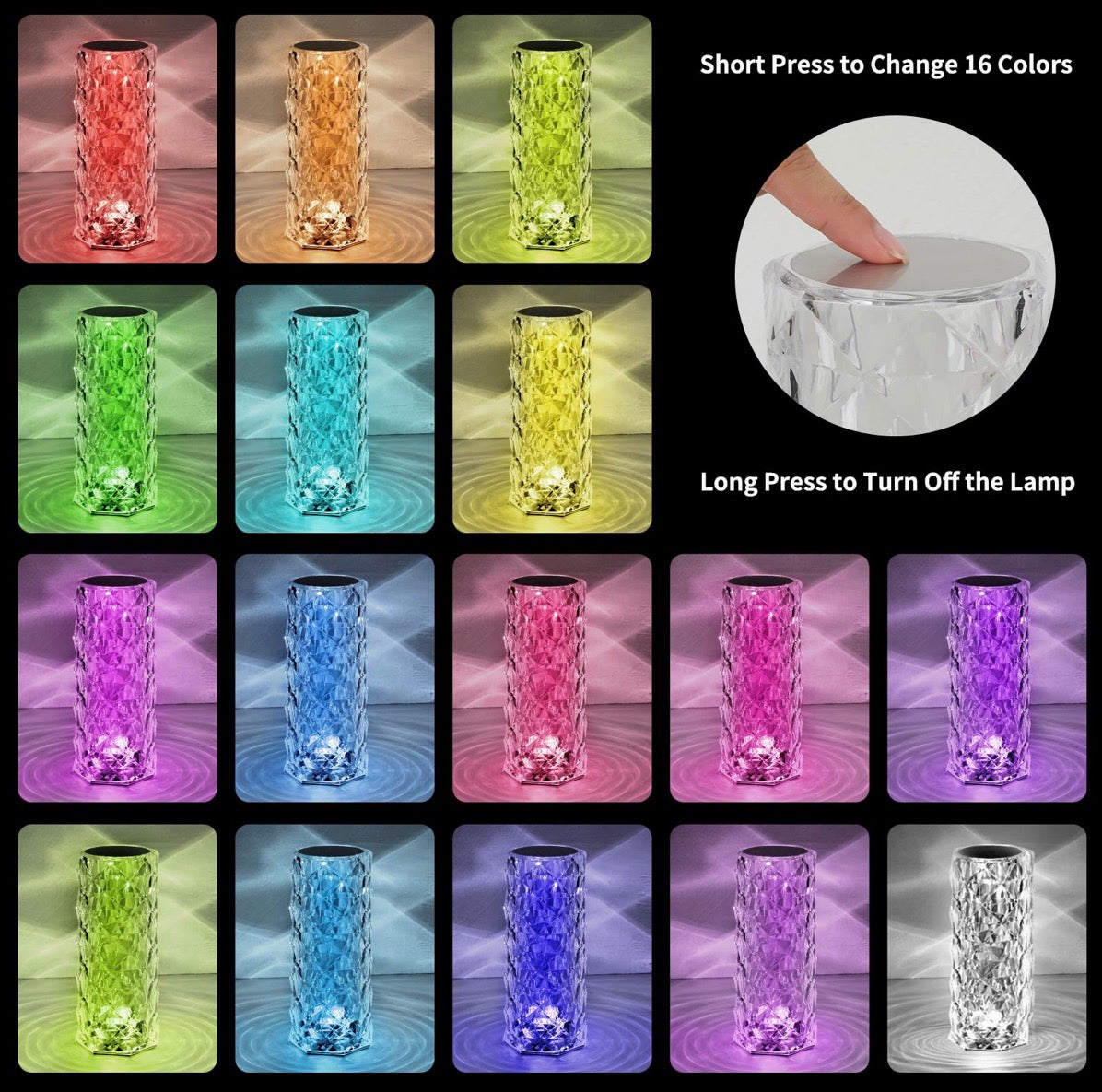 Lámpara Crystal Diamond Pro™